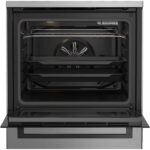 Aragaz Beko FBSE62120XD, Mixt, 4 arzatoare, Aprindere electrica, Gatire asistata cu ventilatie, Grill, 60 cm, Inox - imagine 2